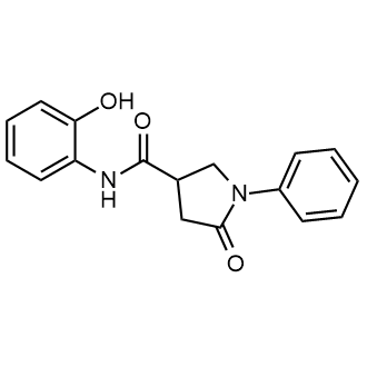 N-(2-hydroxyphenyl)-5-oxo-1-phenylpyrrolidine-3-carboxamide|CS-0322849