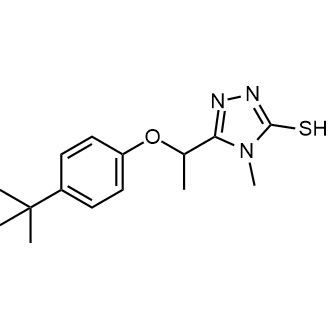 5-(1-(4-(Tert-butyl)phenoxy)ethyl)-4-methyl-4H-1,2,4-triazole-3-thiol|CS-0322875
