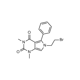 6-(2-Bromoethyl)-1,3-dimethyl-5-phenyl-1,6-dihydro-2H-pyrrolo[3,4-d]pyrimidine-2,4(3H)-dione|CS-0322882