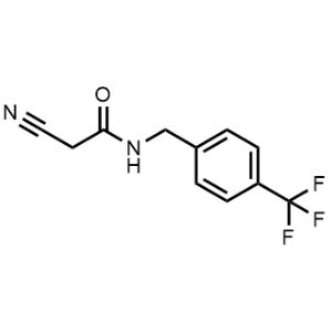 2-Cyano-N-(4-(trifluoromethyl)benzyl)acetamide|CS-0322910