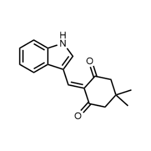2-((1H-indol-3-yl)methylene)-5,5-dimethylcyclohexane-1,3-dione|CS-0323256