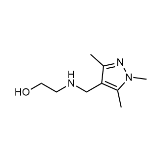 2-(((1,3,5-Trimethyl-1H-pyrazol-4-yl)methyl)amino)ethan-1-ol|CS-0323266