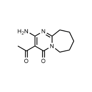 3-Acetyl-2-amino-7,8,9,10-tetrahydropyrimido[1,2-a]azepin-4(6H)-one|CS-0323332