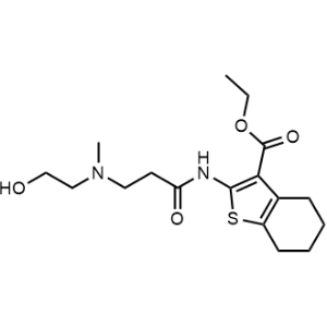 Ethyl 2-(3-((2-hydroxyethyl)(methyl)amino)propanamido)-4,5,6,7-tetrahydrobenzo[b]thiophene-3-carboxylate|CS-0323367