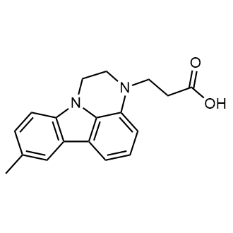 3-(8-Methyl-1,2-dihydro-3H-pyrazino[3,2,1-jk]carbazol-3-yl)propanoic acid|CS-0323391