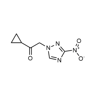 1-Cyclopropyl-2-(3-nitro-1H-1,2,4-triazol-1-yl)ethan-1-one|CS-0323461