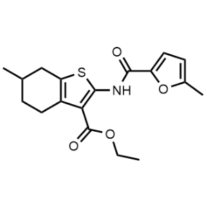 Ethyl 6-methyl-2-(5-methylfuran-2-carboxamido)-4,5,6,7-tetrahydrobenzo[b]thiophene-3-carboxylate|CS-0323617