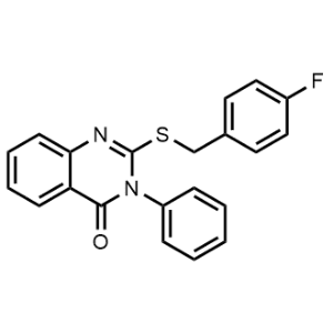 2-((4-Fluorobenzyl)thio)-3-phenylquinazolin-4(3H)-one|CS-0323665
