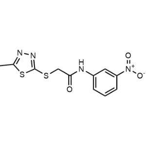 2-((5-Methyl-1,3,4-thiadiazol-2-yl)thio)-N-(3-nitrophenyl)acetamide|CS-0323749