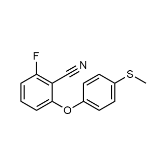 2-Fluoro-6-(4-(methylthio)phenoxy)benzonitrile|CS-0324315