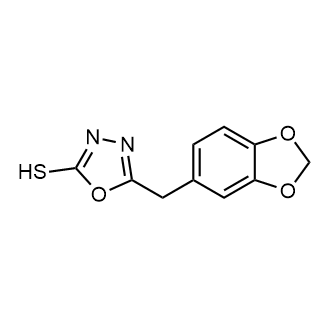 5-(Benzo[d][1,3]dioxol-5-ylmethyl)-1,3,4-oxadiazole-2-thiol|CS-0324325