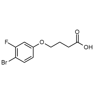 4-(4-Bromo-3-fluorophenoxy)butanoic acid|CS-0324340