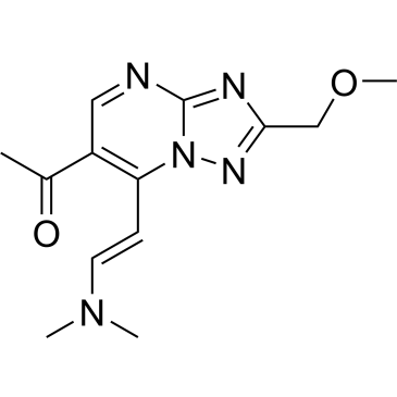 (E)-1-(7-(2-(dimethylamino)vinyl)-2-(methoxymethyl)-[1,2,4]triazolo[1,5-a]pyrimidin-6-yl)ethan-1-one|CS-0324575