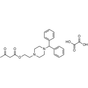 2-(4-Benzhydrylpiperazin-1-yl)ethyl 3-oxobutanoate oxalate|CS-0324638