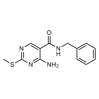 4-Amino-N-benzyl-2-(methylthio)pyrimidine-5-carboxamide|CS-0324640