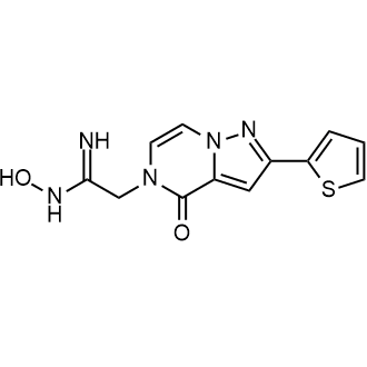 N-hydroxy-2-(4-oxo-2-(thiophen-2-yl)pyrazolo[1,5-a]pyrazin-5(4H)-yl)acetimidamide|CS-0324657