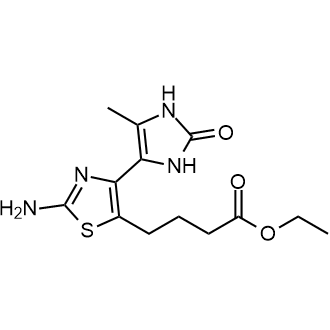 Ethyl 4-(2-amino-4-(5-methyl-2-oxo-2,3-dihydro-1H-imidazol-4-yl)thiazol-5-yl)butanoate|CS-0324685