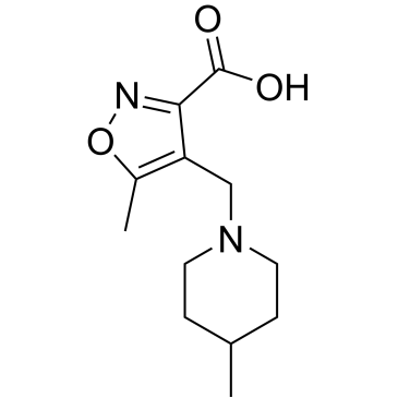 5-Methyl-4-((4-methylpiperidin-1-yl)methyl)isoxazole-3-carboxylic acid|CS-0325235