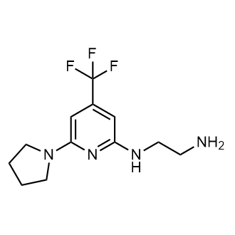 N1-(6-(pyrrolidin-1-yl)-4-(trifluoromethyl)pyridin-2-yl)ethane-1,2-diamine|CS-0325347