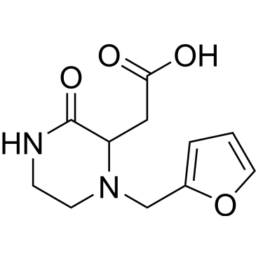 2-(1-(Furan-2-ylmethyl)-3-oxopiperazin-2-yl)acetic acid|CS-0325452