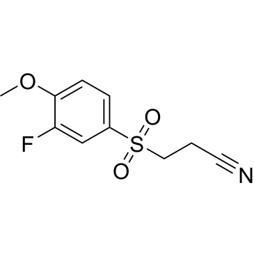 3-((3-Fluoro-4-methoxyphenyl)sulfonyl)propanenitrile|CS-0325503