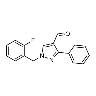 1-(2-Fluorobenzyl)-3-phenyl-1H-pyrazole-4-carbaldehyde|CS-0325525