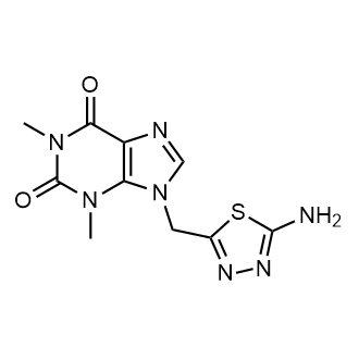 9-((5-Amino-1,3,4-thiadiazol-2-yl)methyl)-1,3-dimethyl-3,9-dihydro-1H-purine-2,6-dione|CS-0325596