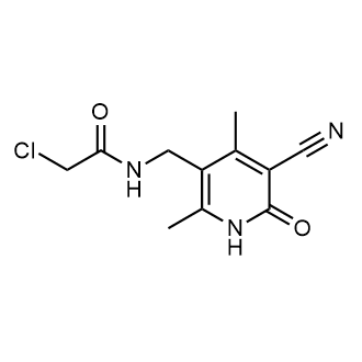 2-Chloro-N-((5-cyano-2,4-dimethyl-6-oxo-1,6-dihydropyridin-3-yl)methyl)acetamide|CS-0325620
