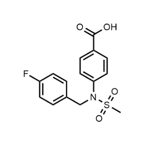 4-(N-(4-fluorobenzyl)methylsulfonamido)benzoic acid|CS-0325632