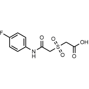 2-((2-((4-Fluorophenyl)amino)-2-oxoethyl)sulfonyl)acetic acid|CS-0325647