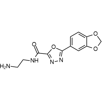 N-(2-aminoethyl)-5-(benzo[d][1,3]dioxol-5-yl)-1,3,4-oxadiazole-2-carboxamide|CS-0325788