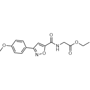 Ethyl (3-(4-methoxyphenyl)isoxazole-5-carbonyl)glycinate|CS-0325791