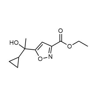 Ethyl 5-(1-cyclopropyl-1-hydroxyethyl)isoxazole-3-carboxylate|CS-0325819