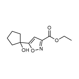 Ethyl 5-(1-hydroxycyclopentyl)isoxazole-3-carboxylate|CS-0325820