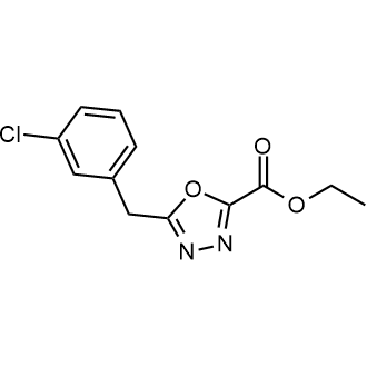 Ethyl 5-(3-chlorobenzyl)-1,3,4-oxadiazole-2-carboxylate|CS-0325822