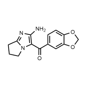 (2-Amino-6,7-dihydro-5H-pyrrolo[1,2-a]imidazol-3-yl)(benzo[d][1,3]dioxol-5-yl)methanone|CS-0325827