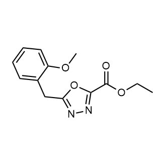 Ethyl 5-(2-methoxybenzyl)-1,3,4-oxadiazole-2-carboxylate|CS-0325950