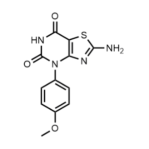 2-Amino-4-(4-methoxyphenyl)thiazolo[4,5-d]pyrimidine-5,7(4H,6H)-dione|CS-0325968