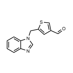 5-((1H-benzo[d]imidazol-1-yl)methyl)thiophene-3-carbaldehyde|CS-0326022