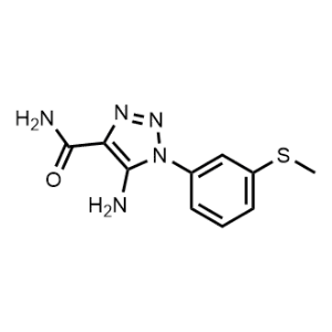 5-Amino-1-(3-(methylthio)phenyl)-1H-1,2,3-triazole-4-carboxamide|CS-0326042