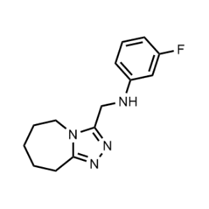 3-Fluoro-N-((6,7,8,9-tetrahydro-5H-[1,2,4]triazolo[4,3-a]azepin-3-yl)methyl)aniline|CS-0326047