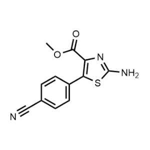 Methyl 2-amino-5-(4-cyanophenyl)thiazole-4-carboxylate|CS-0326075