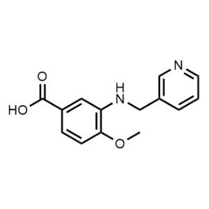 4-Methoxy-3-((pyridin-3-ylmethyl)amino)benzoic acid|CS-0326148