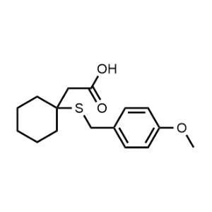 2-(1-((4-Methoxybenzyl)thio)cyclohexyl)acetic acid|CS-0326178
