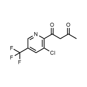 1-(3-Chloro-5-(trifluoromethyl)pyridin-2-yl)butane-1,3-dione|CS-0326213