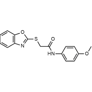 2-(Benzo[d]oxazol-2-ylthio)-N-(4-methoxyphenyl)acetamide|CS-0326236