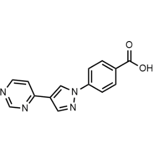 4-(4-(Pyrimidin-4-yl)-1H-pyrazol-1-yl)benzoic acid|CS-0326275