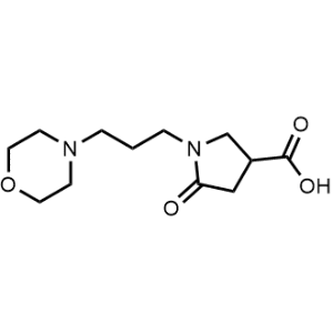 1-(3-Morpholinopropyl)-5-oxopyrrolidine-3-carboxylic acid|CS-0326306
