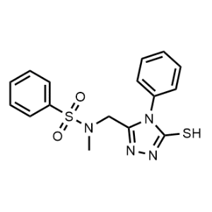 N-((5-mercapto-4-phenyl-4H-1,2,4-triazol-3-yl)methyl)-N-methylbenzenesulfonamide|CS-0326510