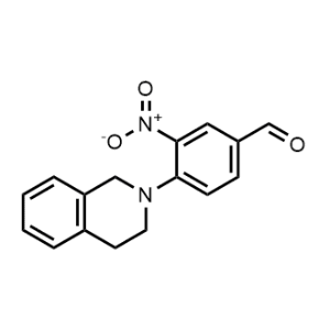 4-(3,4-Dihydroisoquinolin-2(1H)-yl)-3-nitrobenzaldehyde|CS-0326609